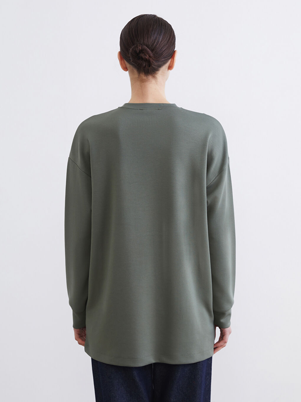 تونیکی سویتشێرت سه‌وز ژن-3