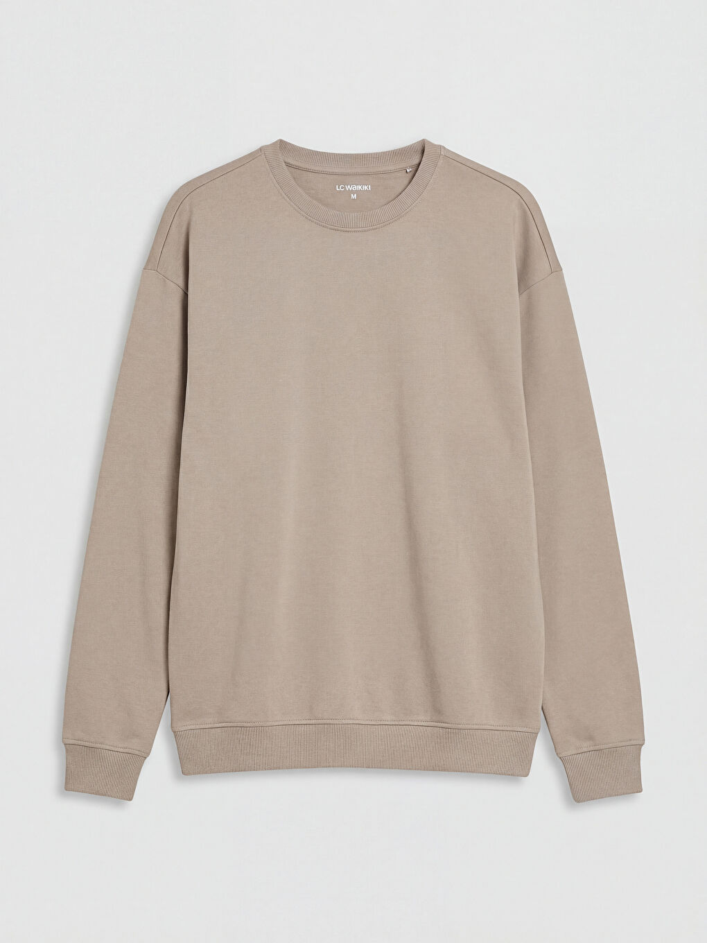 Kahverengi Bisiklet Yaka Erkek Pijama Üst