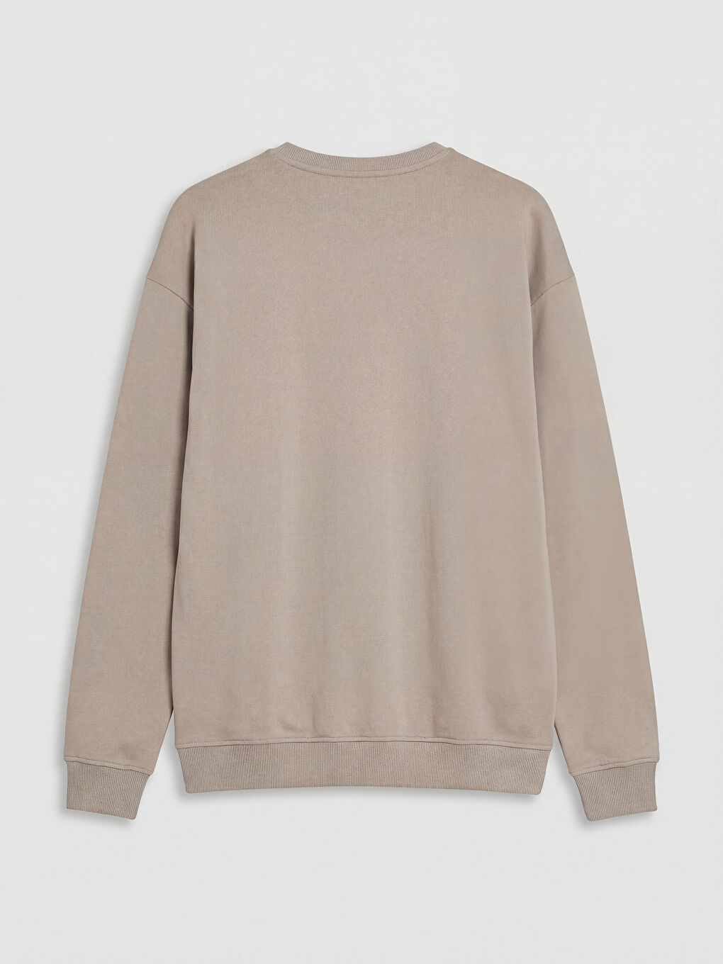 Kahverengi Bisiklet Yaka Erkek Pijama Üst-1