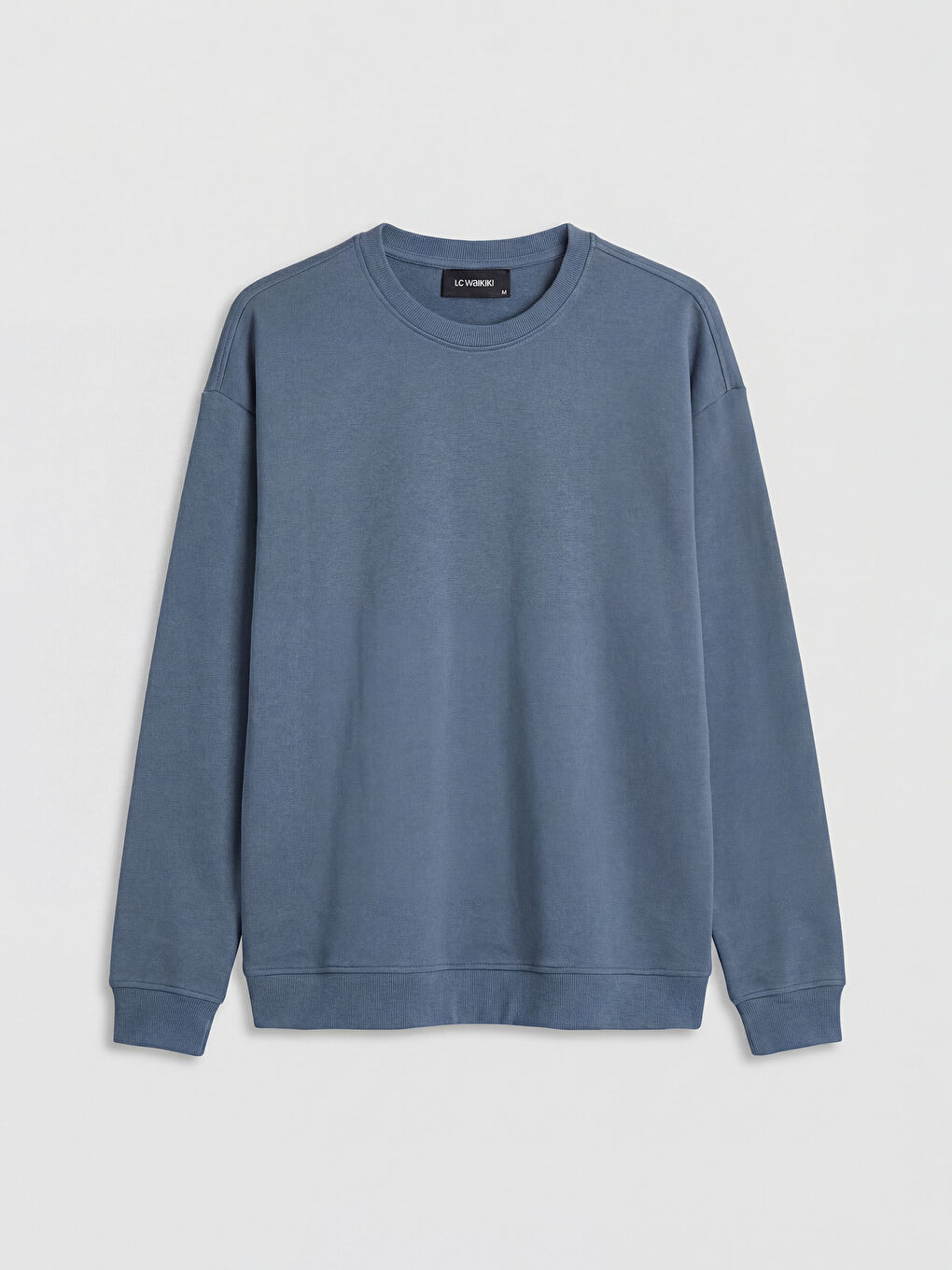 İndigo Bisiklet Yaka Uzun Kollu Erkek Pijama Üst