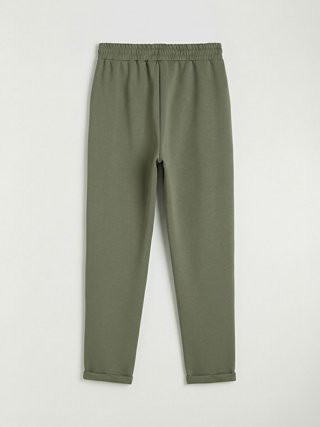 Yeşil Beli Lastikli Kadın Eşofman Altı-1