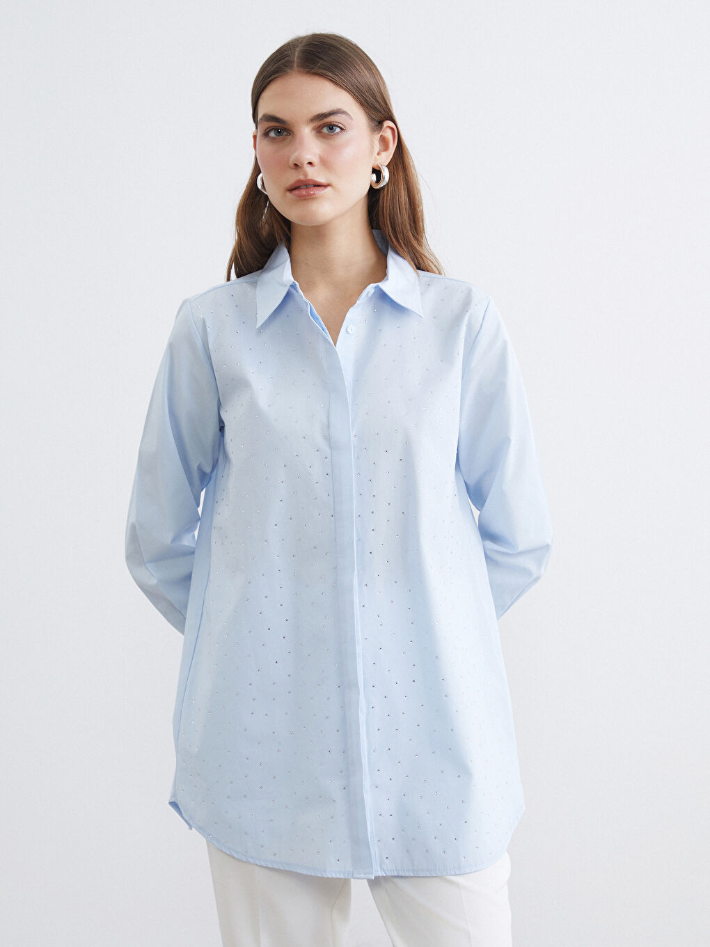 Tunique en chemise ornée pour Femmes
