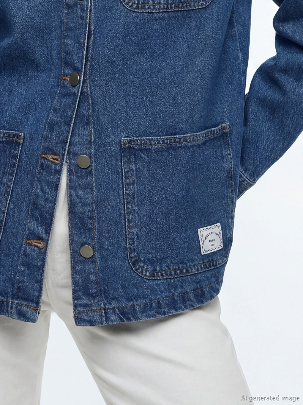 Woman INDIGO Denim Jacket-1