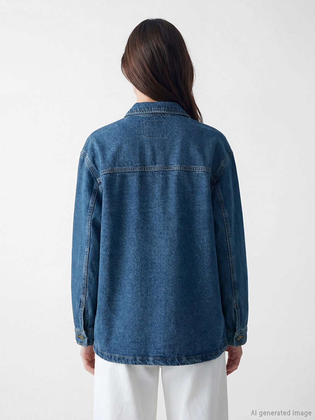 Woman INDIGO Denim Jacket-2