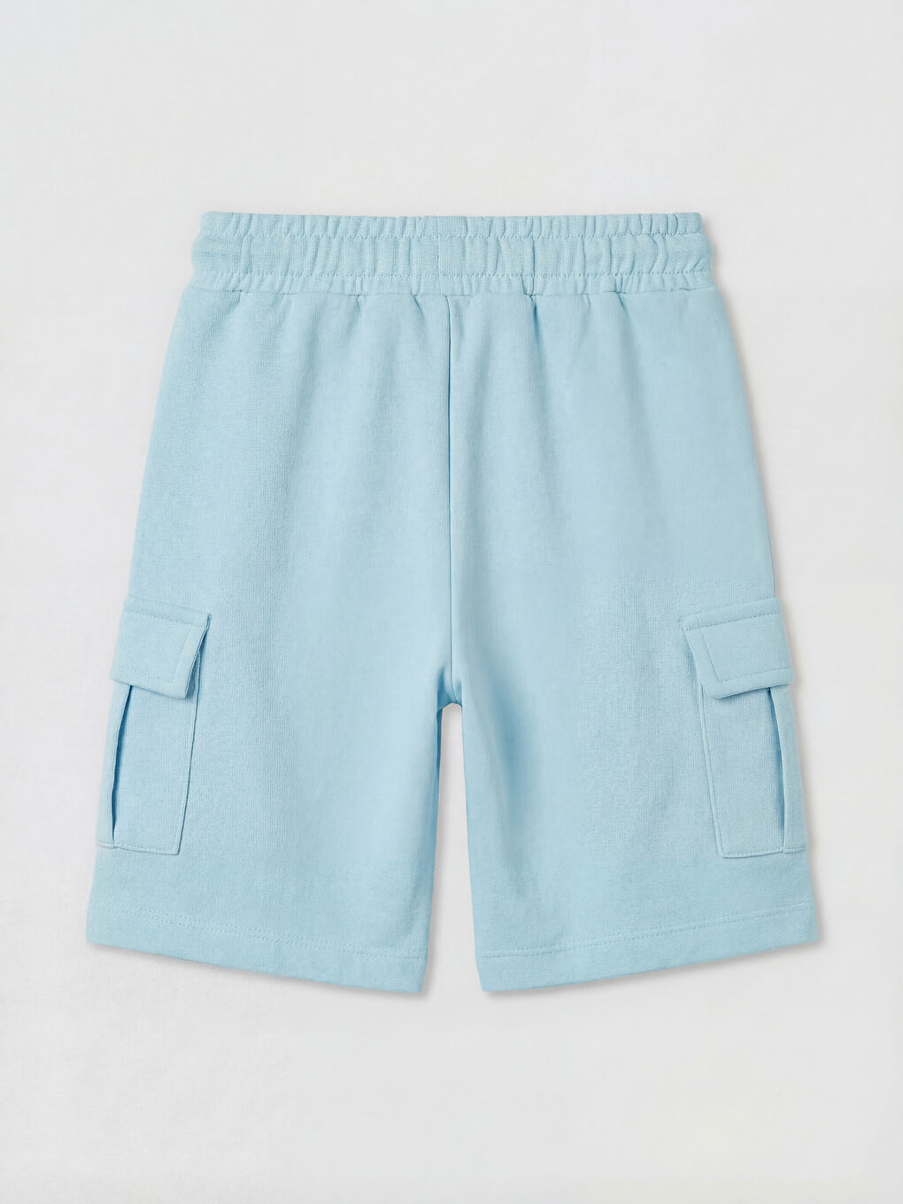 Mavi Erkek Çocuk Kargo Cepli Şort-1