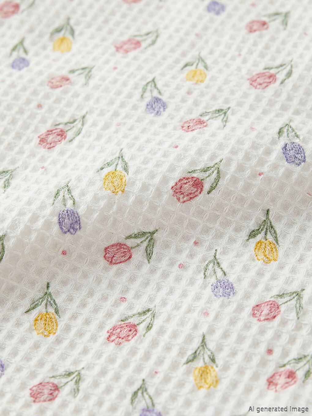 Floral Single Pique 160x220 cm-1