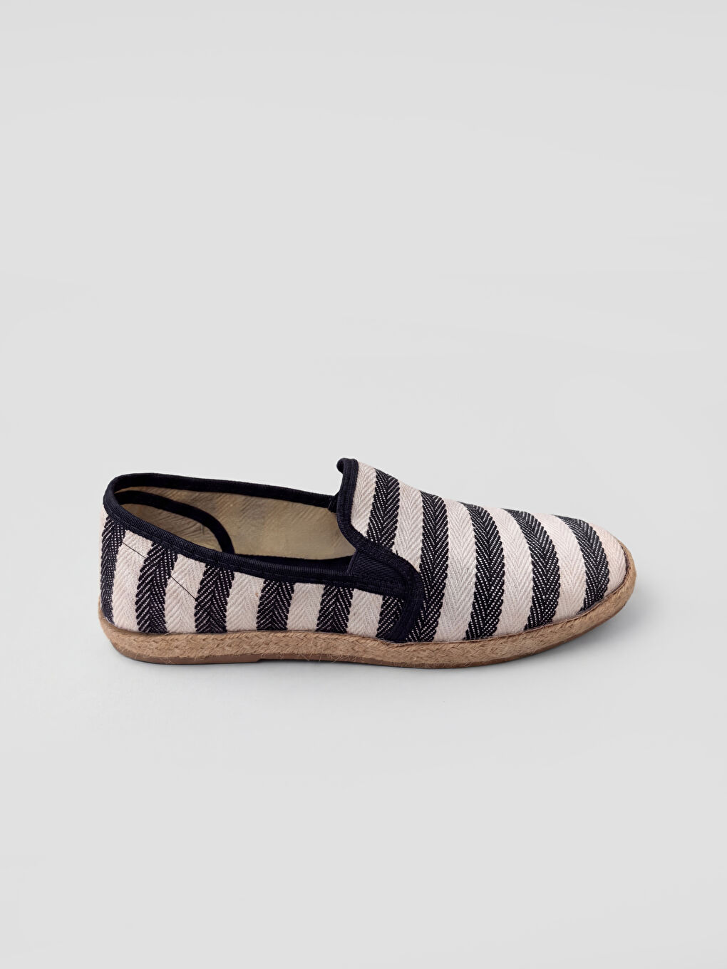 Striped Pattern Men's Espadrille Shoes-1