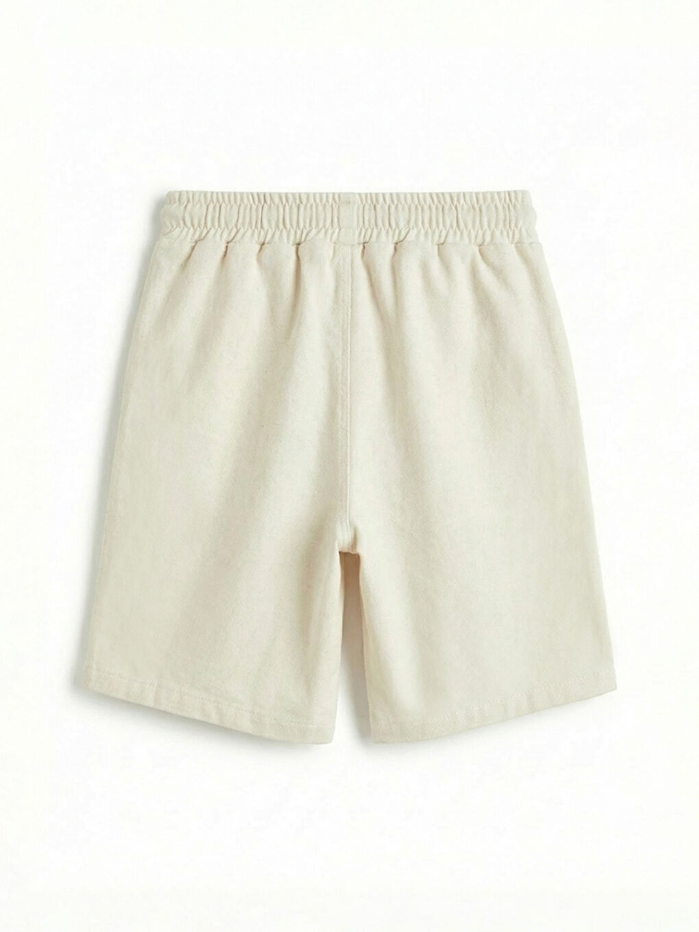 Bej Baskılı Erkek Çocuk Şort-1