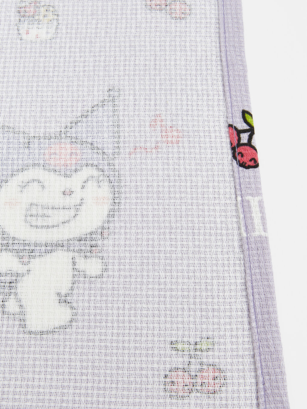 Karışık Kuromi Baskılı Tek Kişilik Kız Çocuk Pike Takımı-5