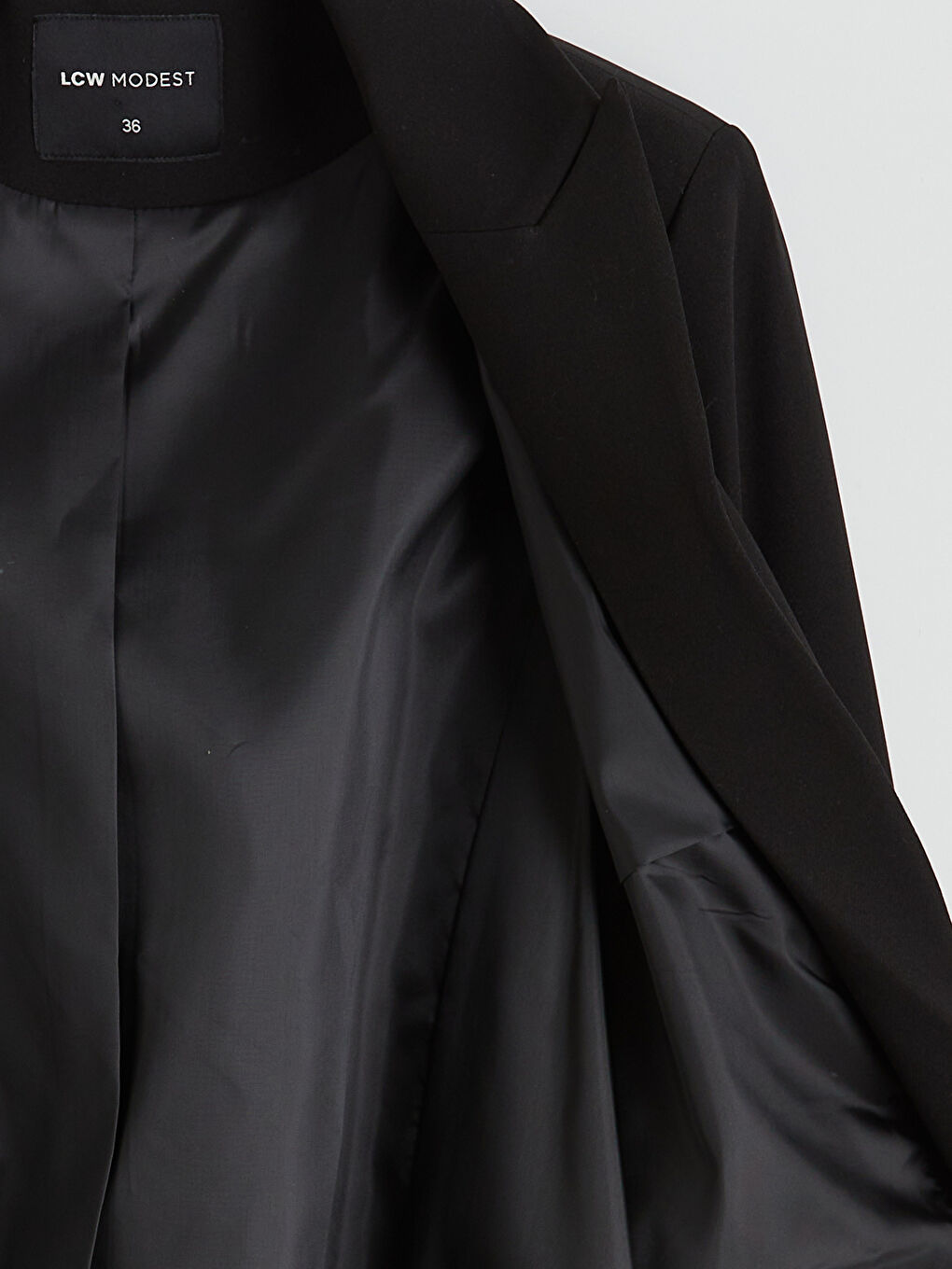 Siyah Kadın Blazer Ceket-6