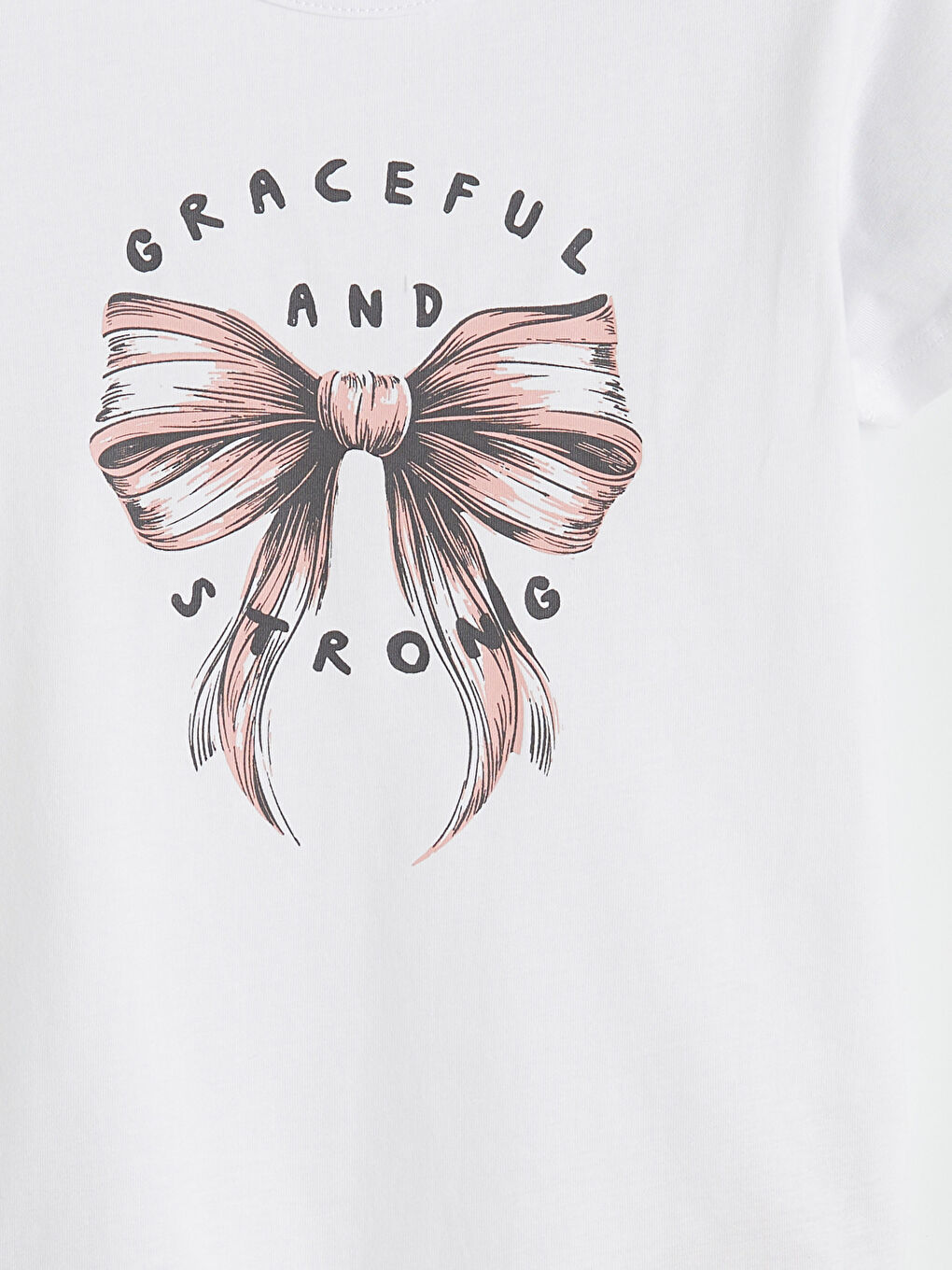 Pembe Baskılı Kız Çocuk Tişört ve Şort-5