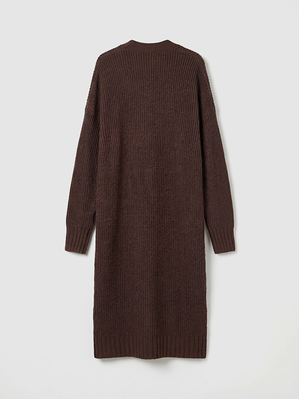 Shawl Collar Oversized Women's Knit Cardigan-5