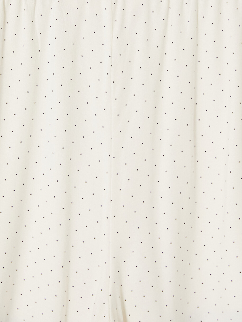 Lace Detailed Polka Dot Women's Shortie Pyjama Set-9