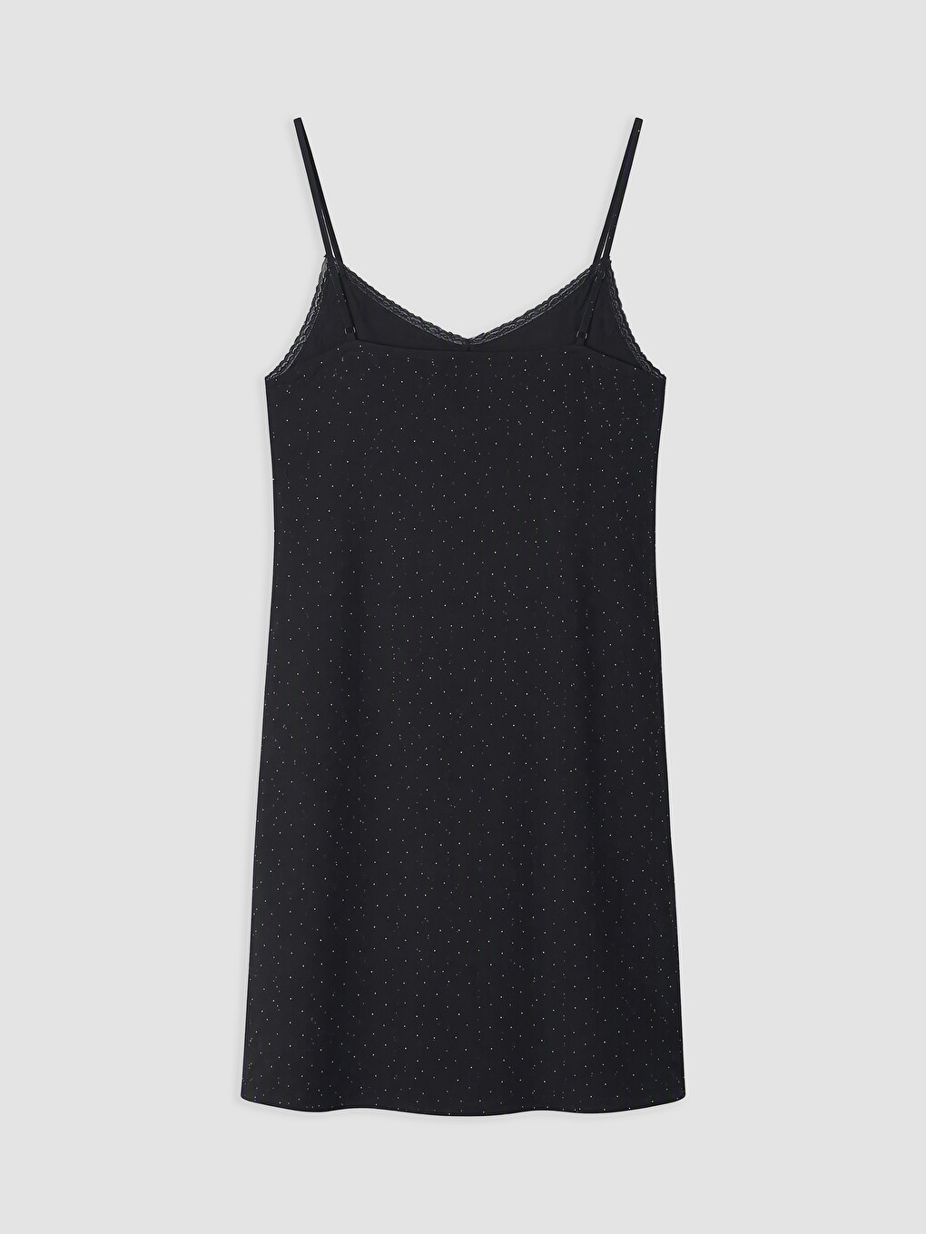 Polka Dot Strappy Women's Nightdress-5