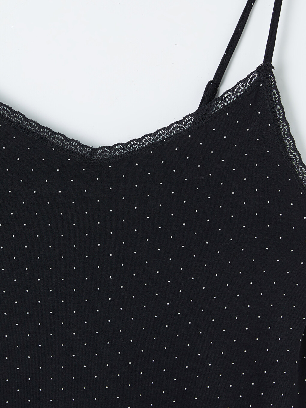 Polka Dot Strappy Women's Nightdress-6
