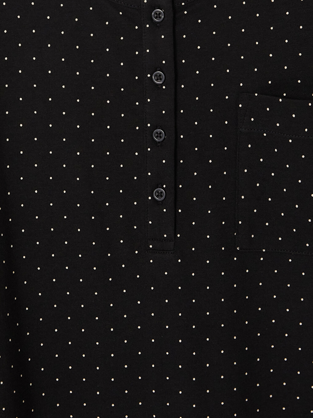 Crew Neck Patterned Women's Nightdress-5