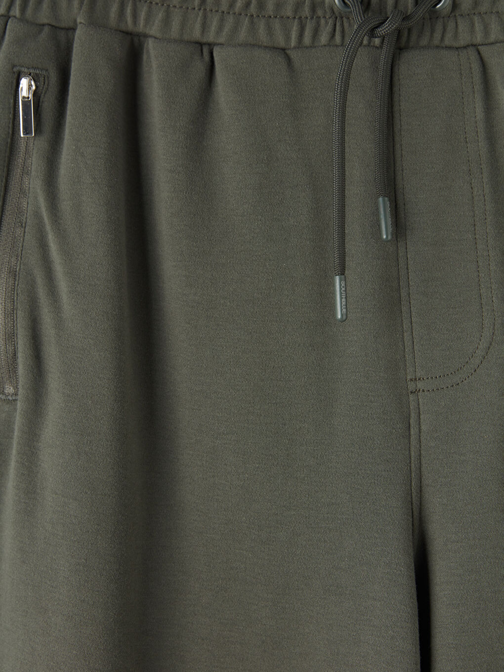 Haki Standart Kalıp Erkek Şort-2