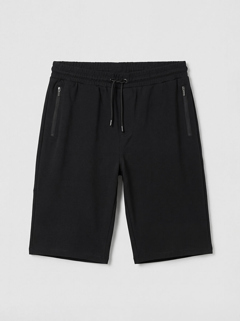 Siyah Standart Kalıp Erkek Şort