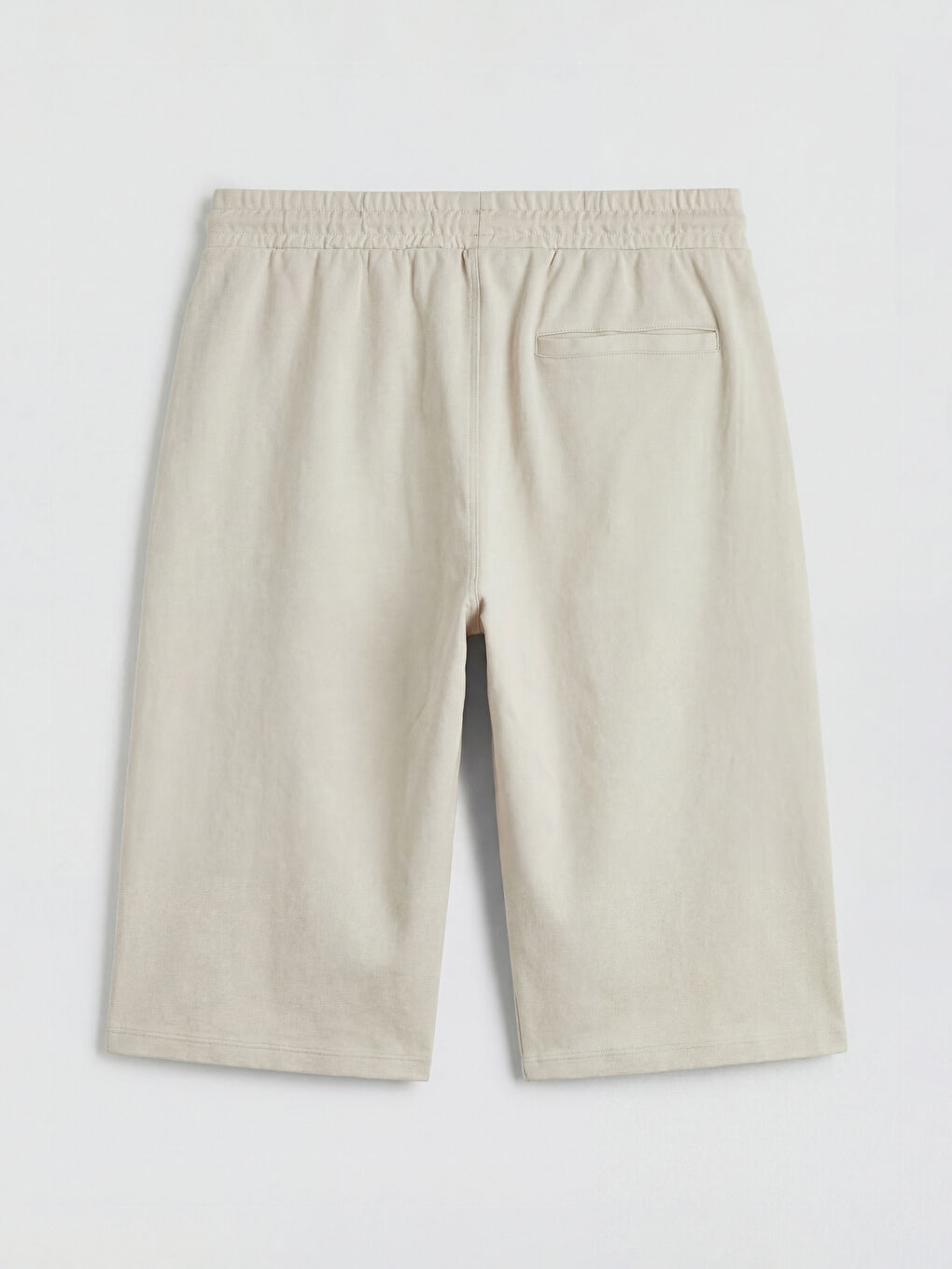 Bej Standart Kalıp Erkek Şort-2