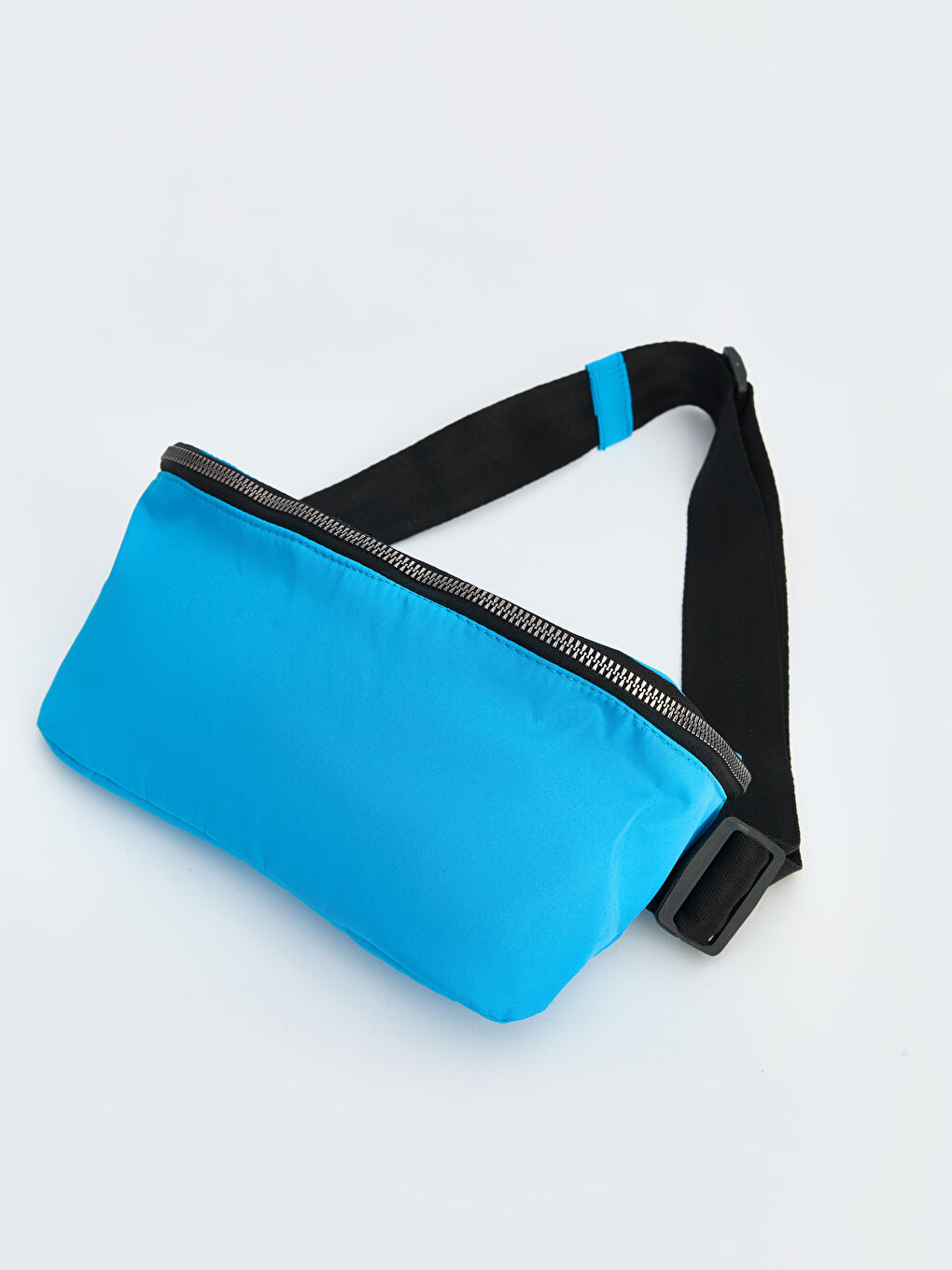 Mavi Fermuarlı Kadın Omuz Çantası-1