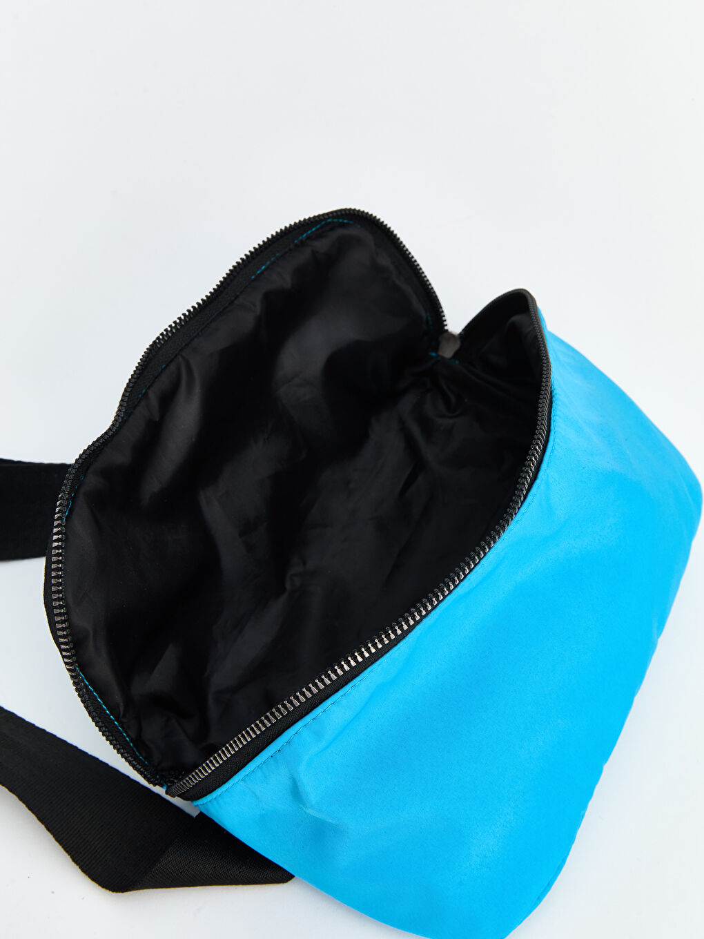 Mavi Fermuarlı Kadın Omuz Çantası-3