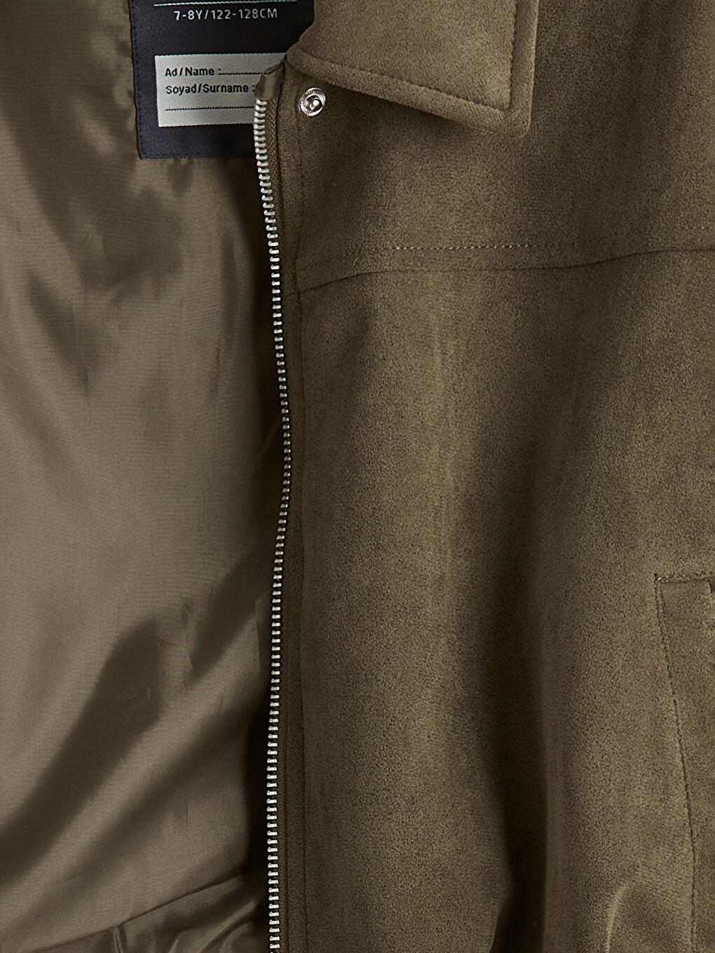 Παλτό Με Εμφάνιση Σουέτ Για Κορίτσια-1