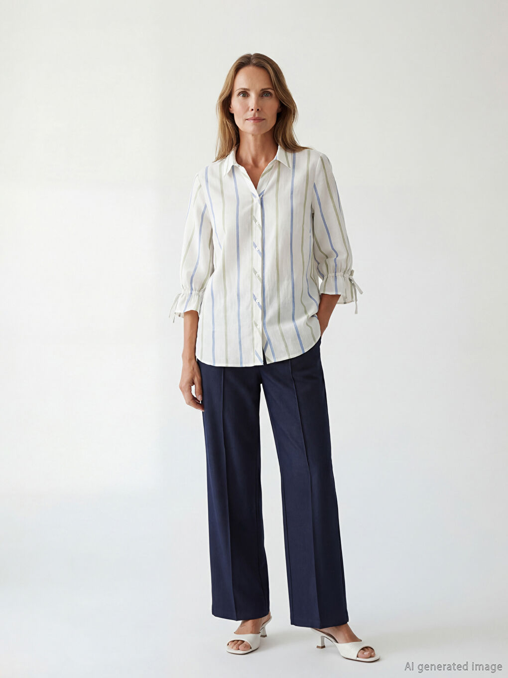 Раиранa накъдренa дамскa риза-1