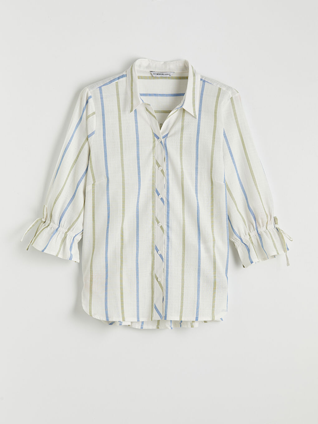 Раиранa накъдренa дамскa риза-3