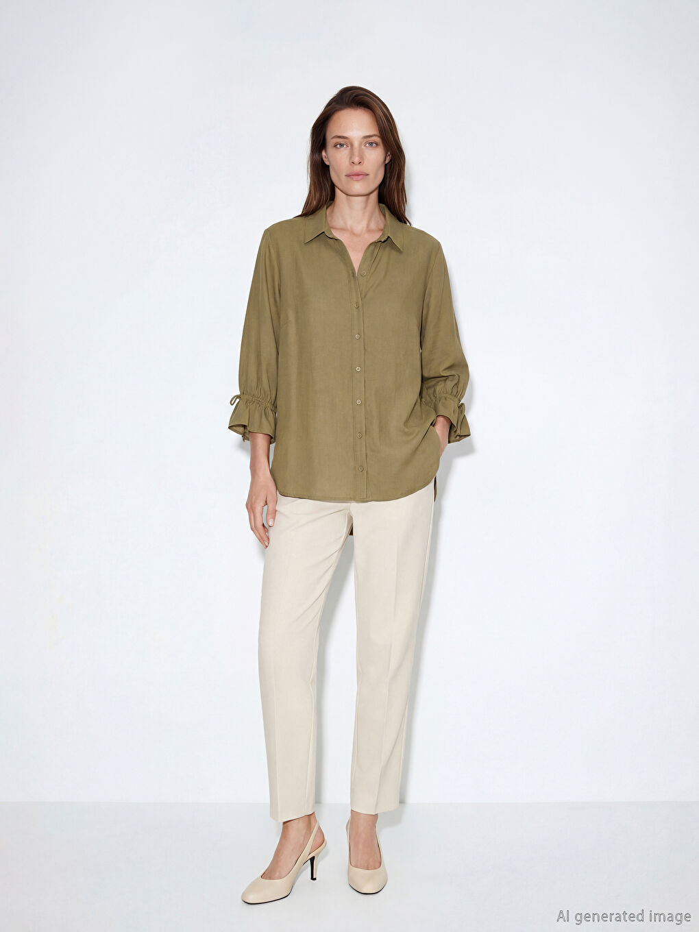 TAMNO ŽUTA Košulja Žena-1