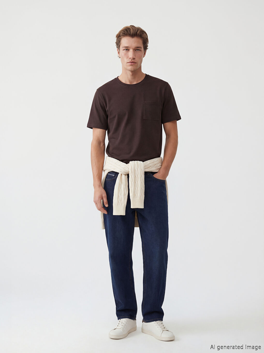 Mürdüm Bisiklet Yaka Erkek Tişört-1