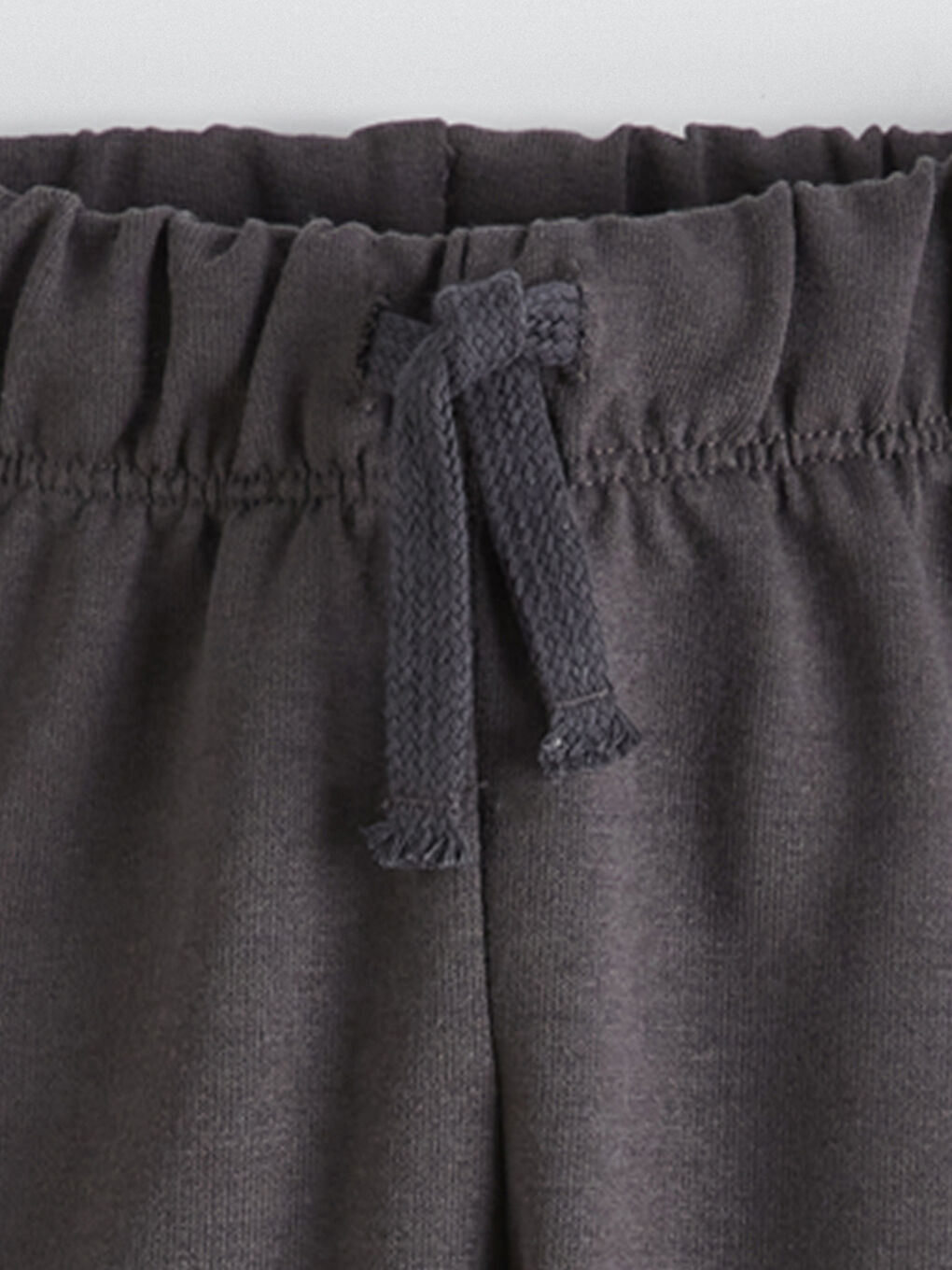 Antrasit Beli Lastikli Erkek Çocuk Şort-1