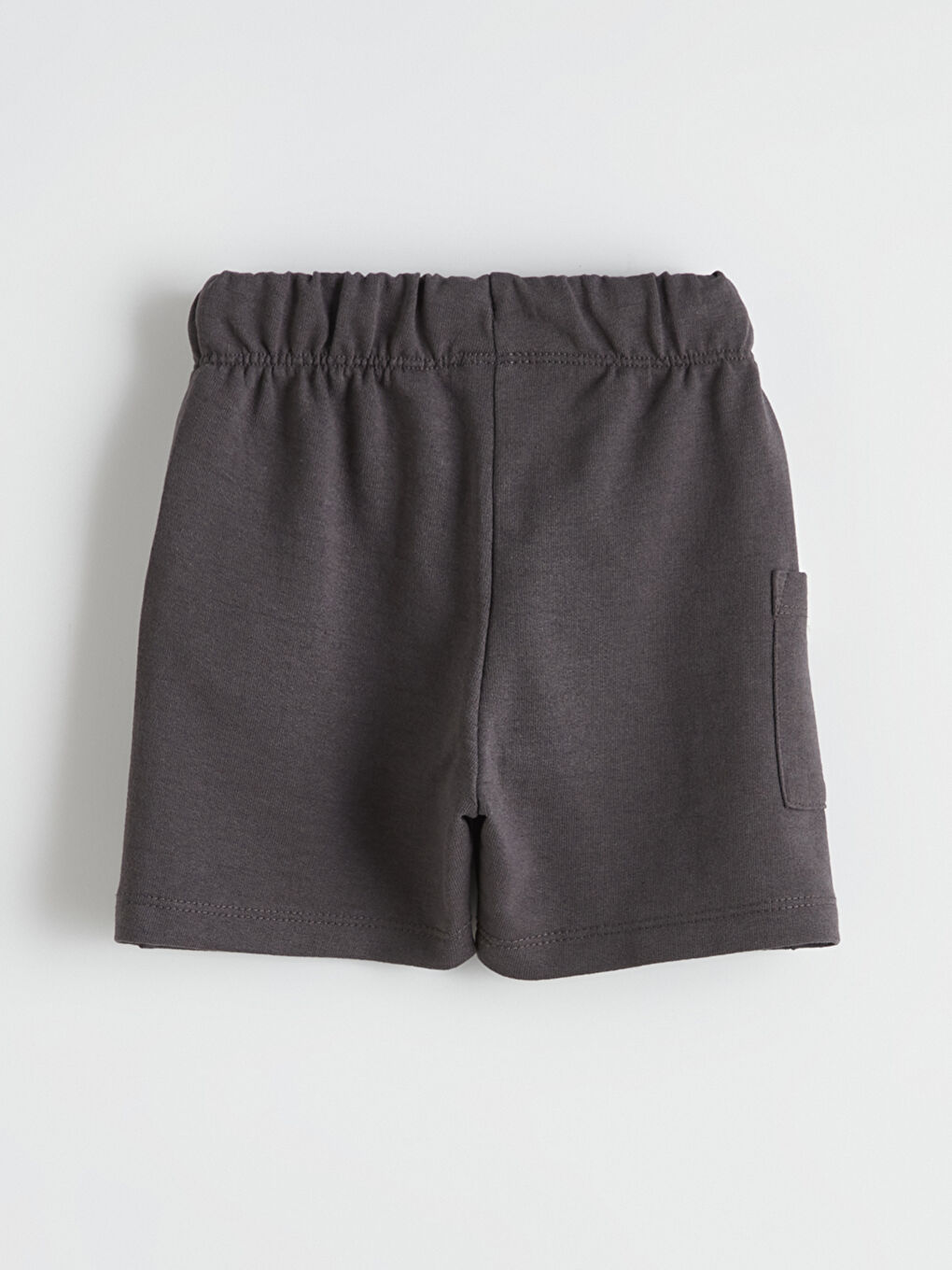Antrasit Beli Lastikli Erkek Çocuk Şort-2