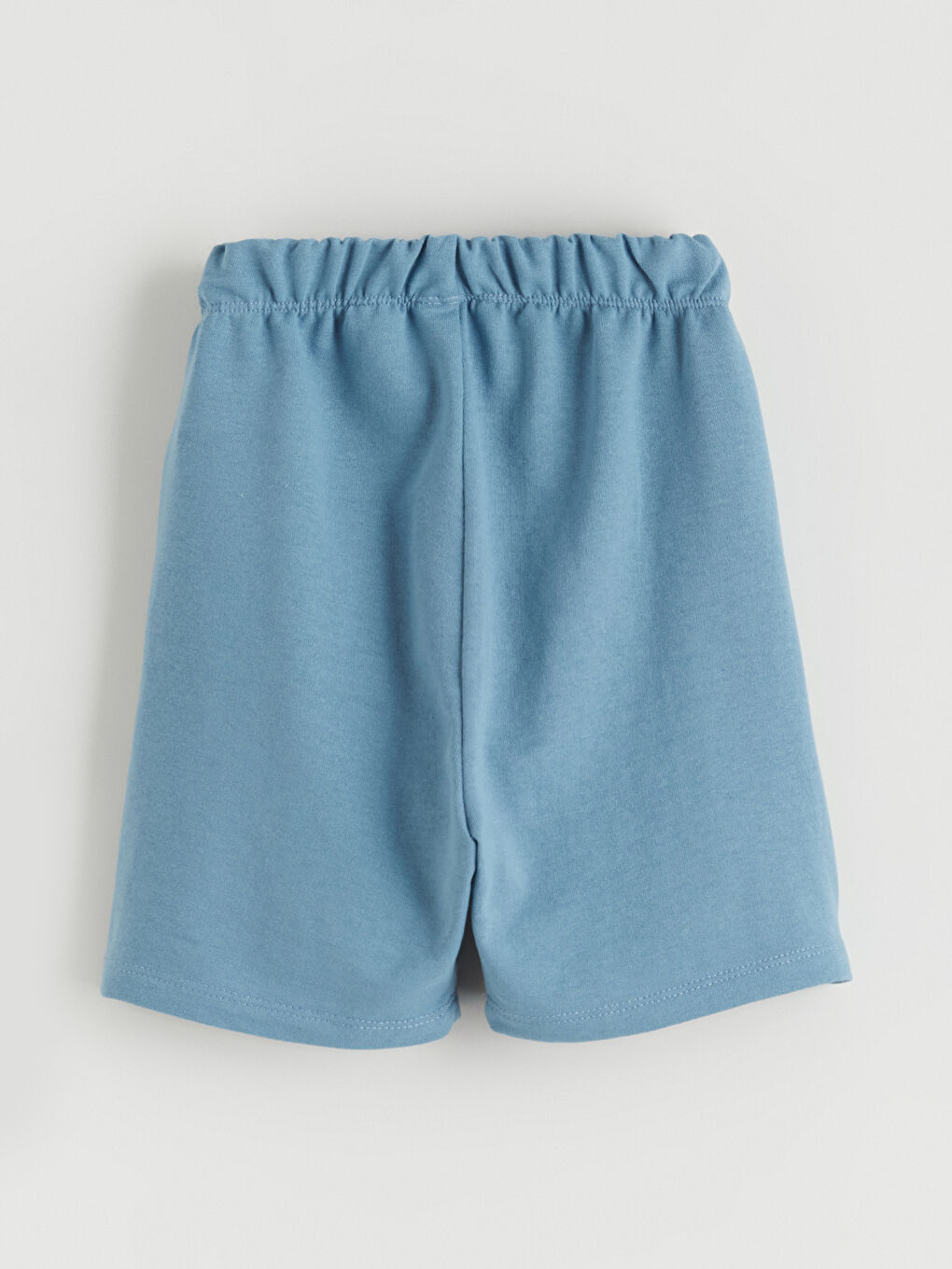 Mavi Beli Lastikli Erkek Çocuk Şort-2