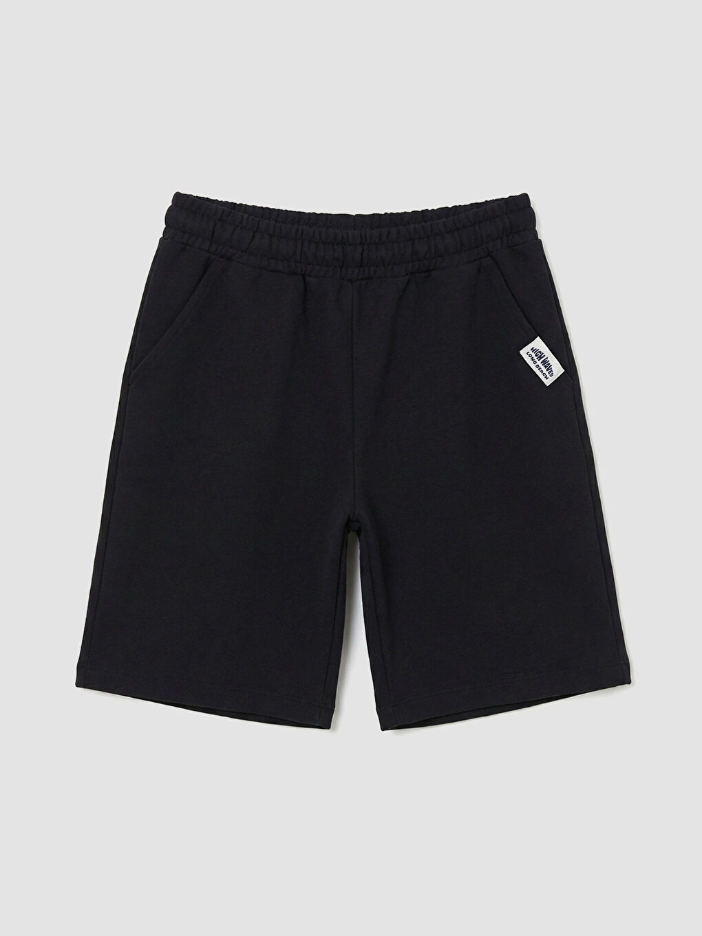 Siyah Beli Lastikli Erkek Çocuk Şort
