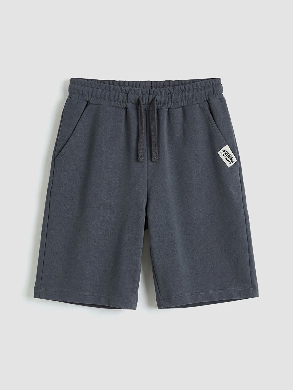 Antrasit Beli Lastikli Erkek Çocuk Şort