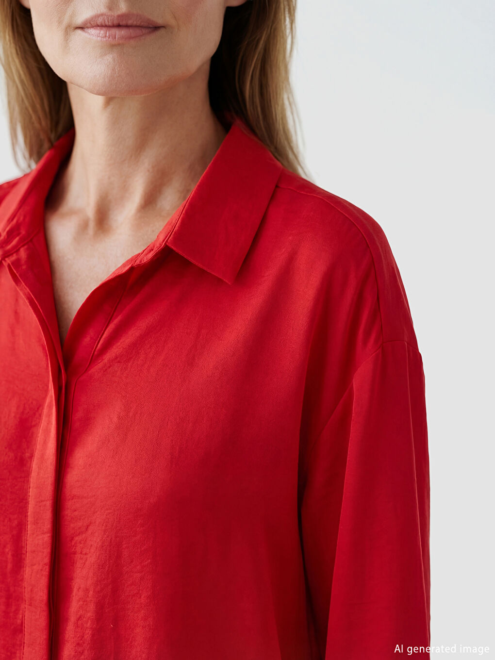 CRVENA Košulja Žena-2