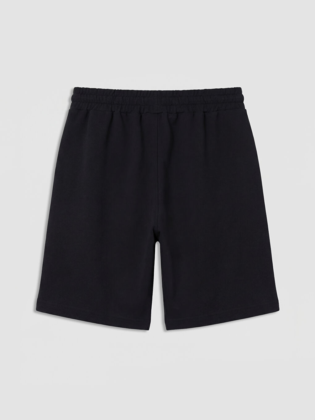 Siyah Standart Kalıp Erkek Şort-1