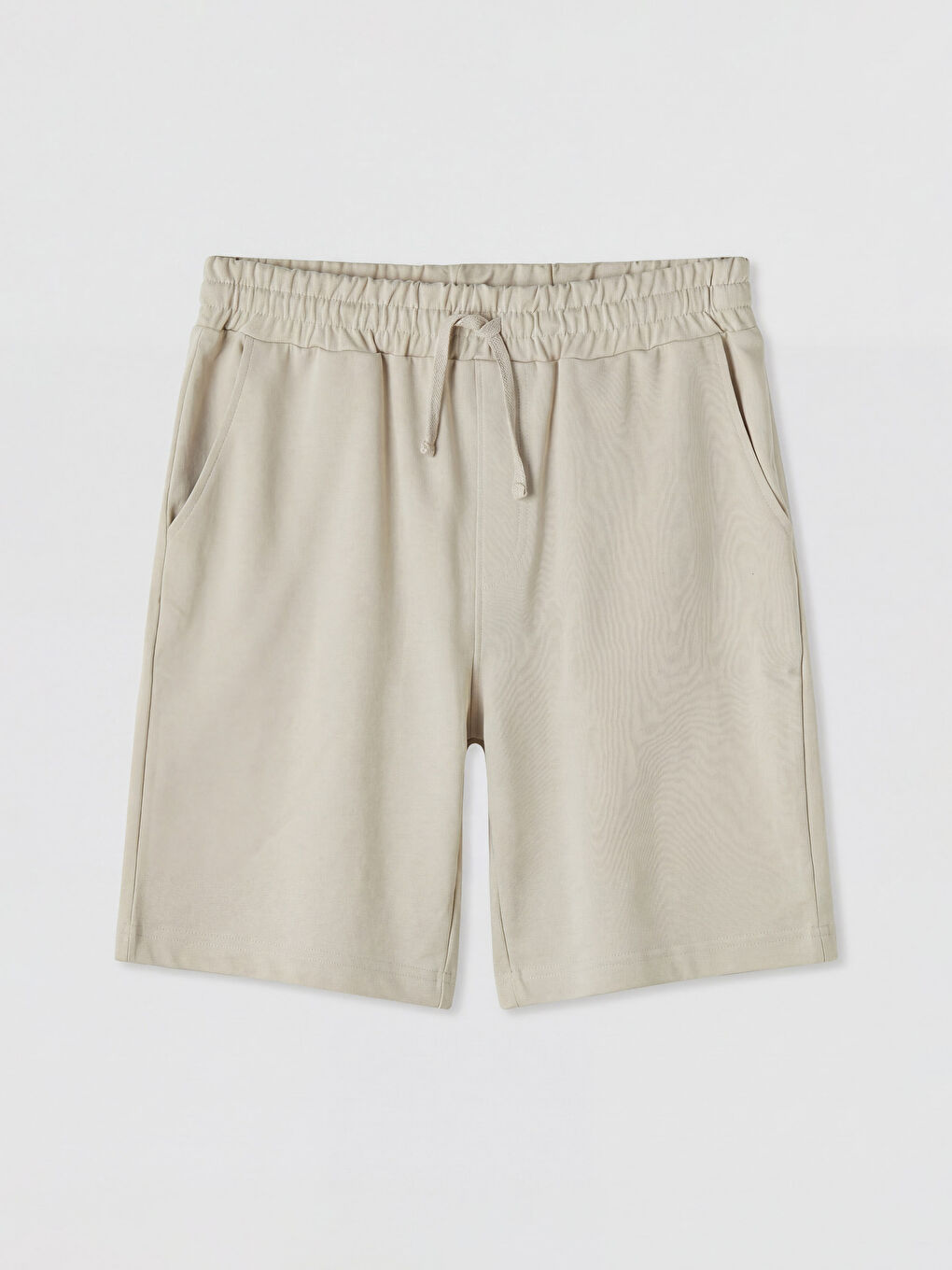 Bej Standart Kalıp Erkek Şort