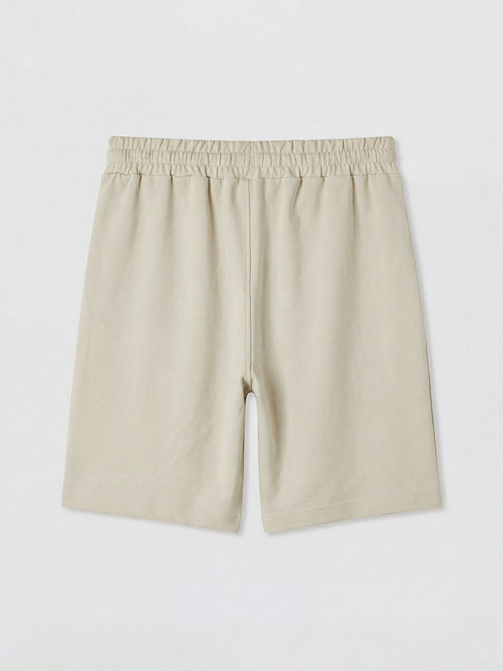 Bej Standart Kalıp Erkek Şort-1