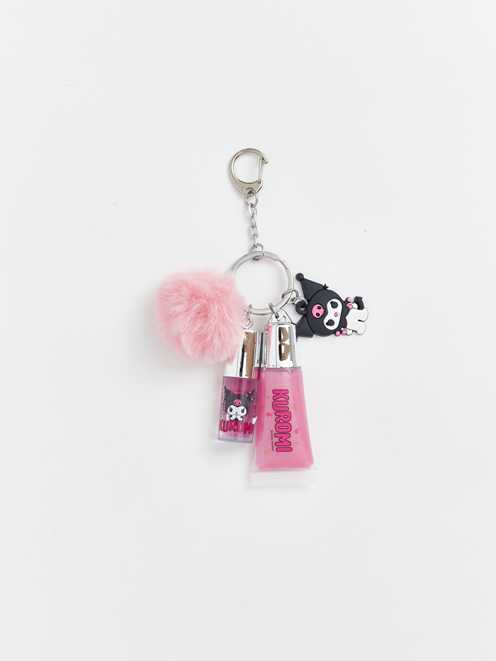 Kuromi Baskılı Kız Çocuk Lip Gloss ve Anahtarlık