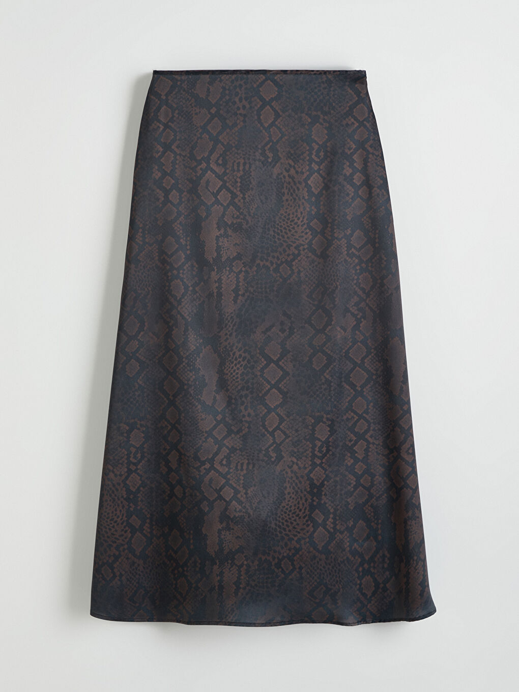 Siyah Desenli Saten Etek-4