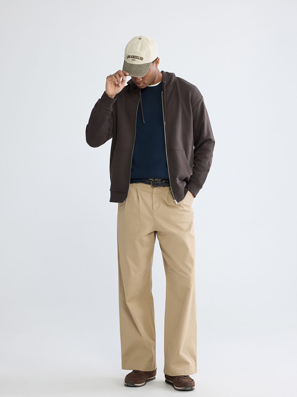 Men's Hooded Zip-Up Sweatshirt-1