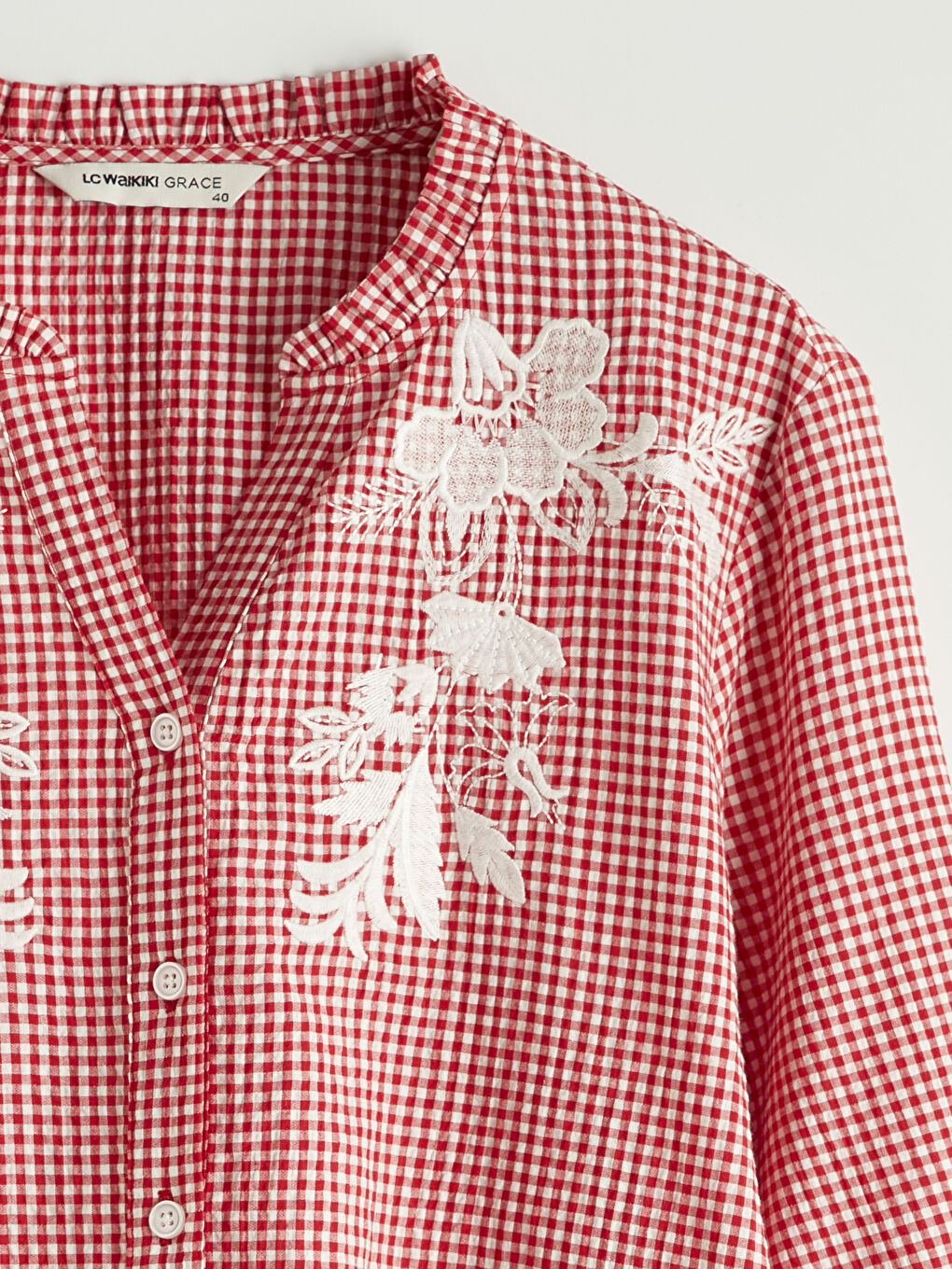 CRVENA Košulja Žena-5