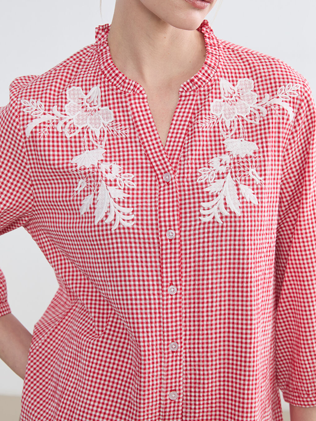 CRVENA Košulja Žena-2