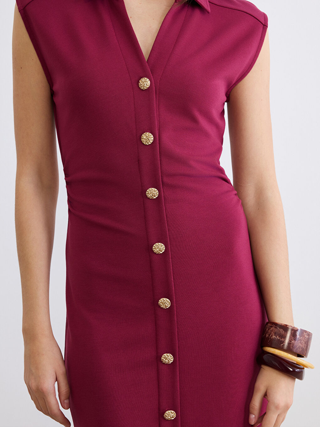 Woman BORDEAUX Dress-2
