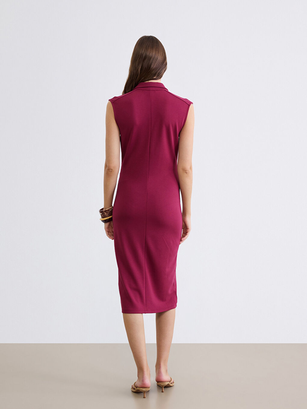Woman BORDEAUX Dress-3