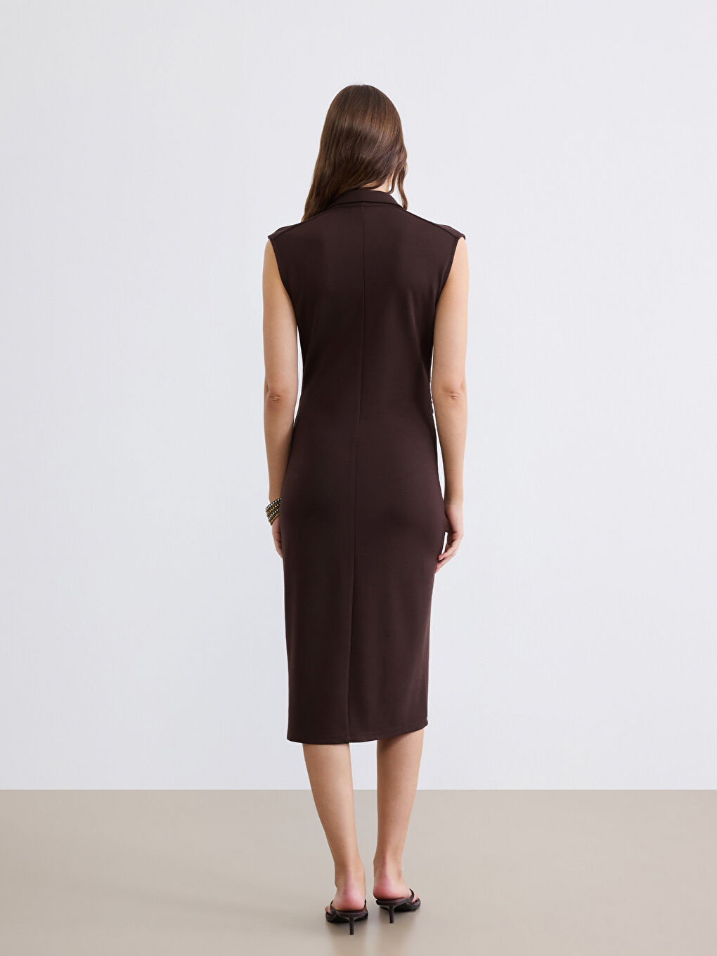 Woman BROWN Dress-3