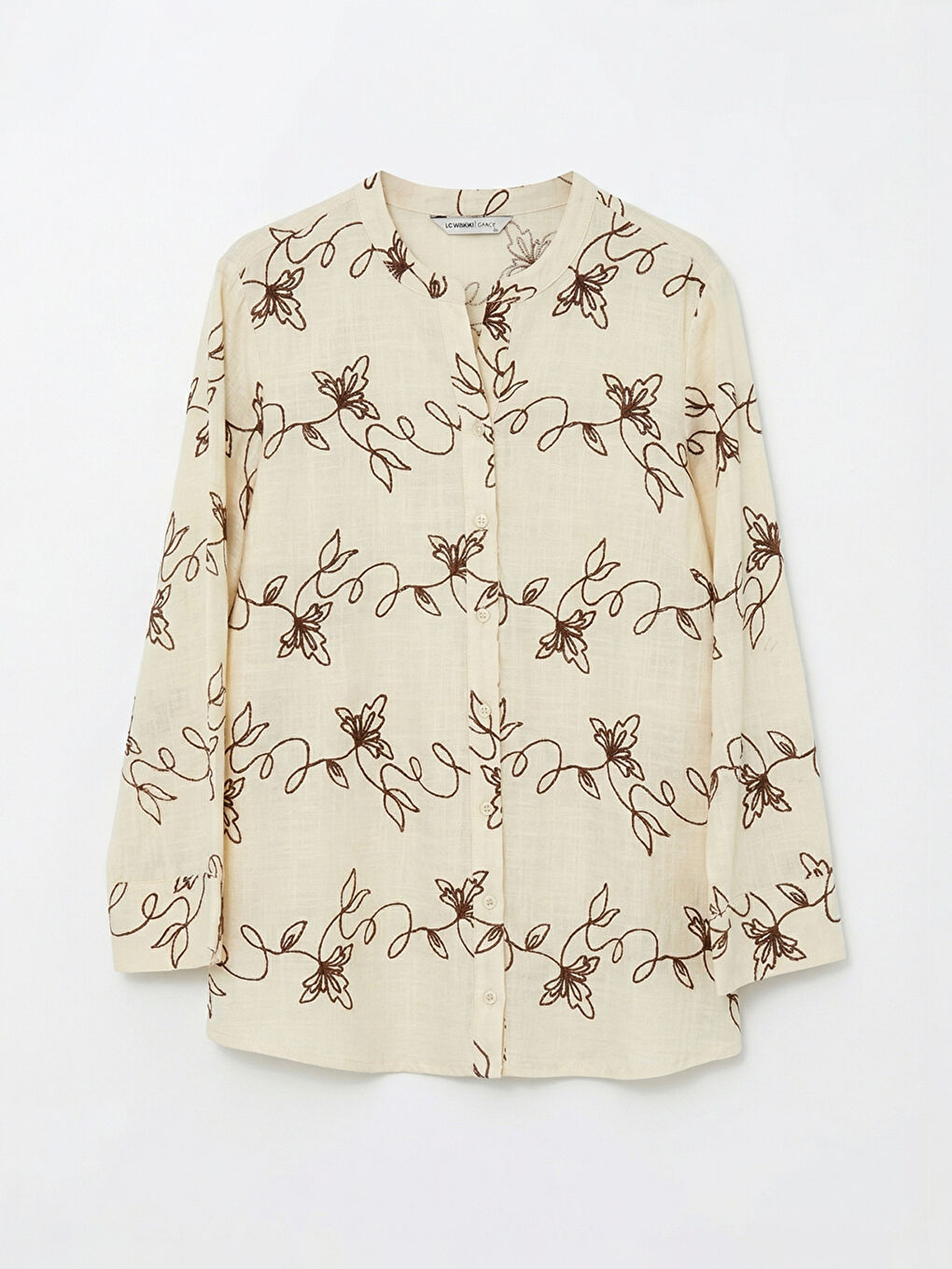 Γυναίκα ΕΚΡΟΥ Πουκάμισο-4