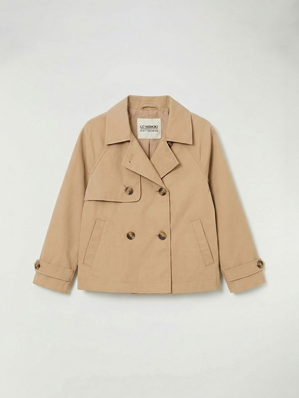 Trench-coat en gabardine pour filles