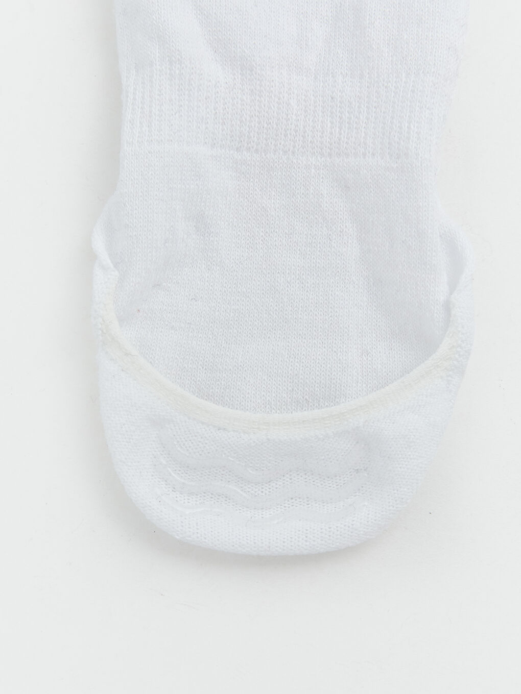 Beyaz Erkek Babet Çorap 3'lü-1